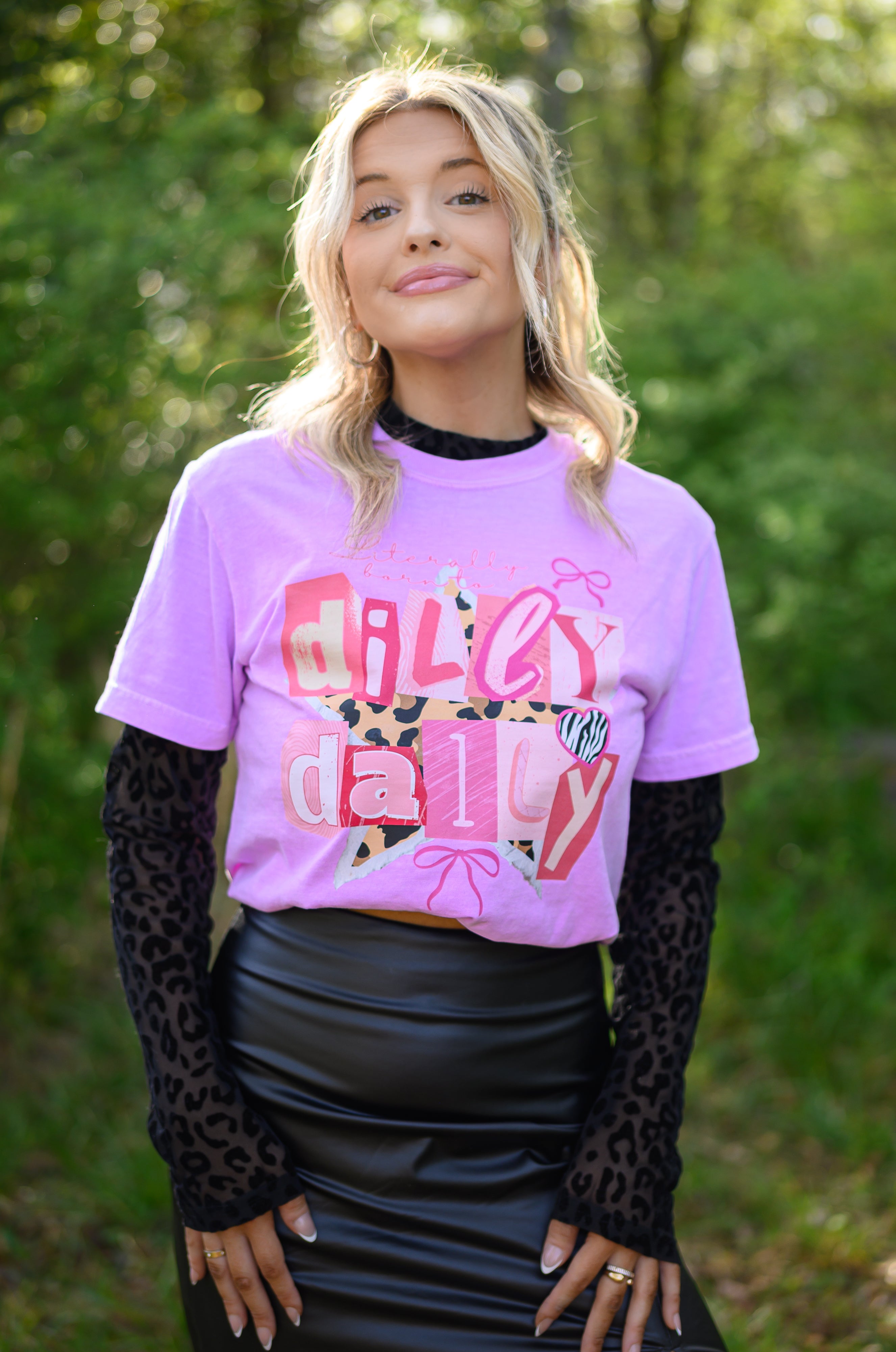 Midnight Leopard Mesh Top 🐆