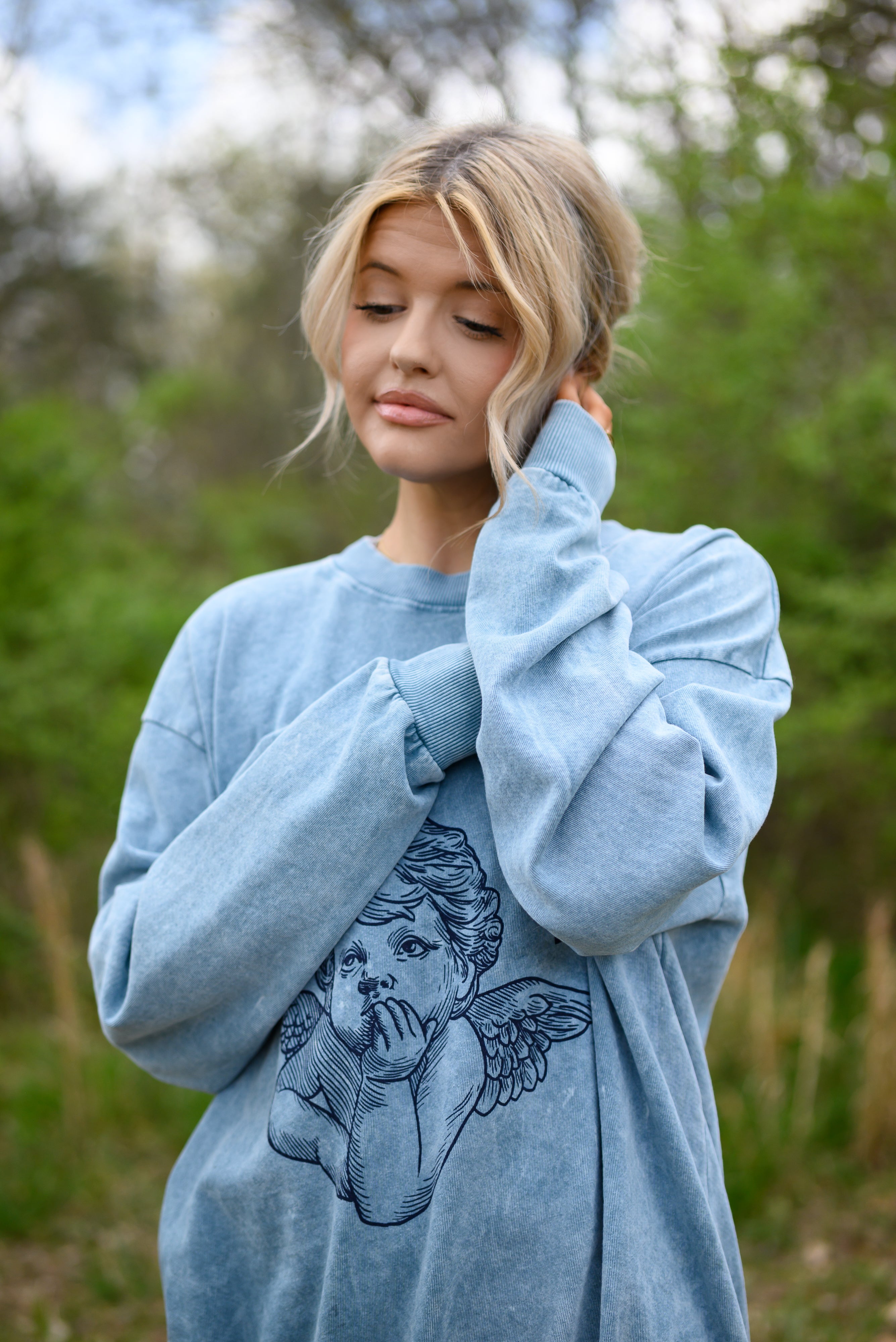 Heaven Sent Trouble Sweatshirt⚡️